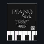 Klavierunterricht Erwachsene Kinder Business Flyer<br><div class="desc">Piano Lektion Flyer für Werbeveranstaltungen</div>