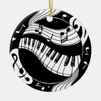 Klavierverzierung Keramik Ornament