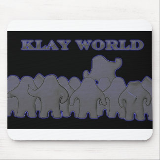 Klay Weltschwarz-Glühen MousPad Mousepad