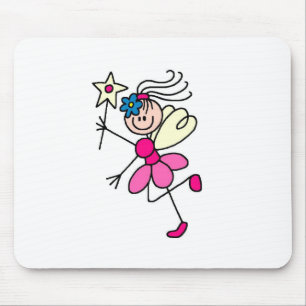 Klebe-Fee auf rosa-Mauspad Mousepad