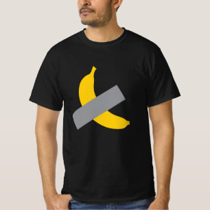 Klebeband-Bananen-Kunst T-Shirt