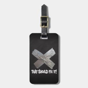 Klebeband sollte es reparieren gepäckanhänger