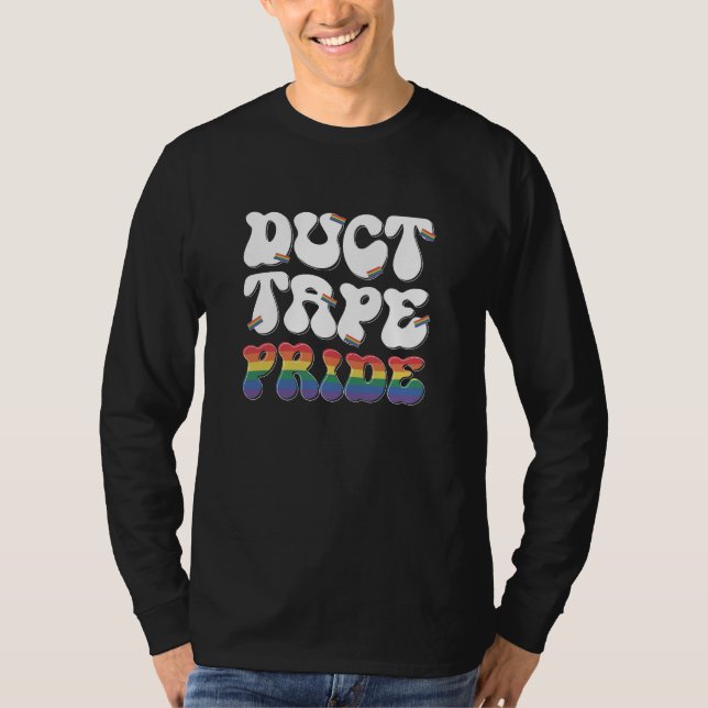 Klebeband Stolz - Basic Langarm T-Shirt (Vorderseite)