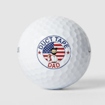 Klebeband-Vater - Golfball