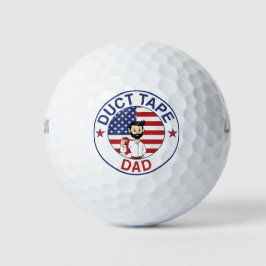 Klebeband-Vater - Golfball