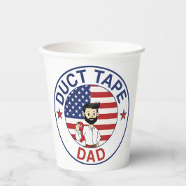 Klebeband-Vater - Papiertasse Pappbecher