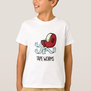 Klebeband-Würmer Lustige Klebeband-Witze T-Shirt