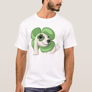 Kleben Sie den Viel Glück-Arm T-Shirt