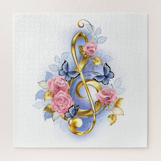 Kleber mit rosa Rosen (Vertikal)