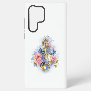 Kleber mit rosa Rosen Samsung Galaxy Hülle