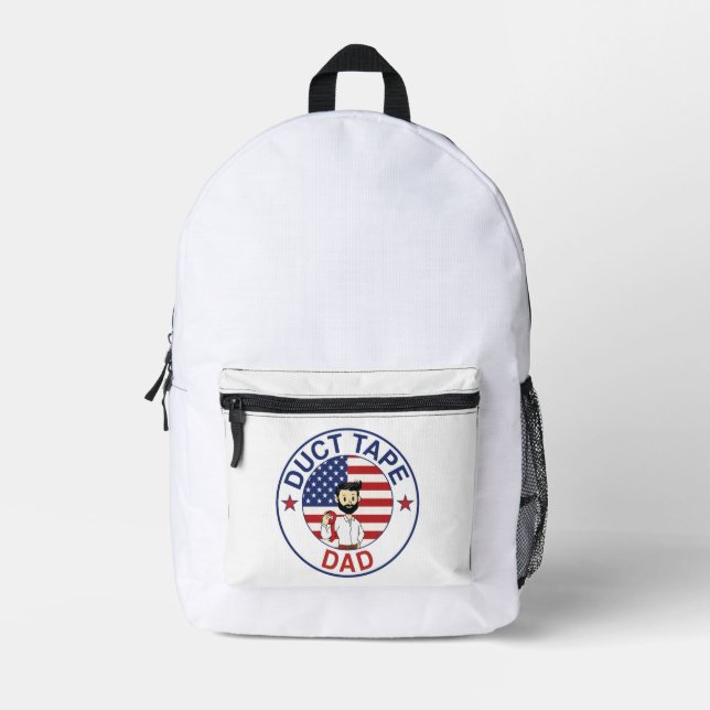 Klebestreifen-Vater - Rucksack (Vorderseite)