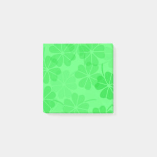 Klebezettel mit Shamrock-Motiv Post-it Klebezettel