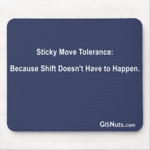 Klebrige Bewegungs-Toleranz Mousepad