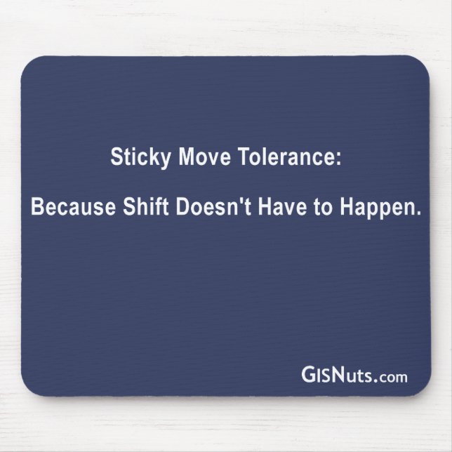Klebrige Bewegungs-Toleranz Mousepad (Vorne)
