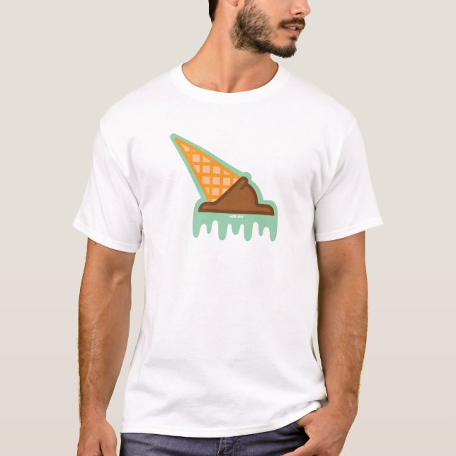 Klebrige Situation Herren Basic T-Shirt (Vorderseite)