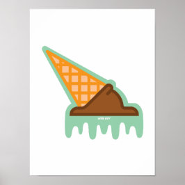 Klebrige Situation Poster