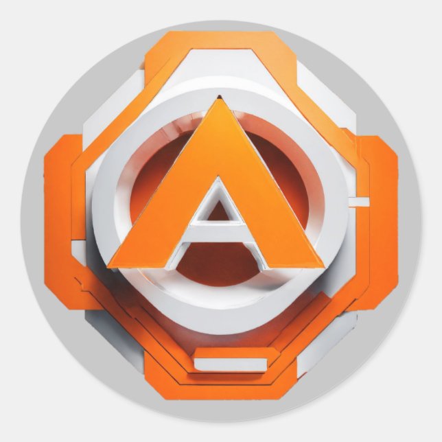 klebrige Situation Runder Aufkleber (Vorderseite)