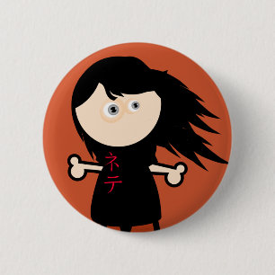 Klebriges Mädchen #1 Button