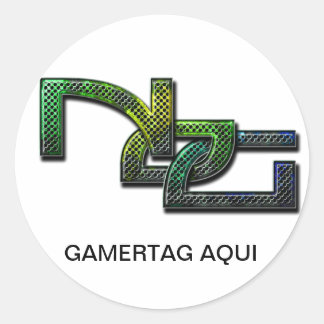 Klebstoff NoG Runder Aufkleber