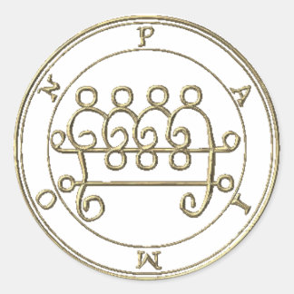 Klebstoff Paimon 2 Goétia Runder Aufkleber