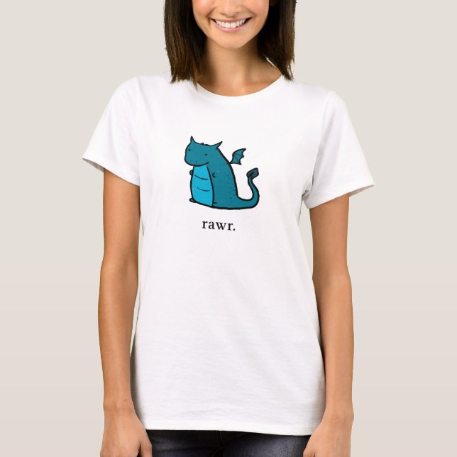 Klecks-Drache T-Shirt (Vorderseite)