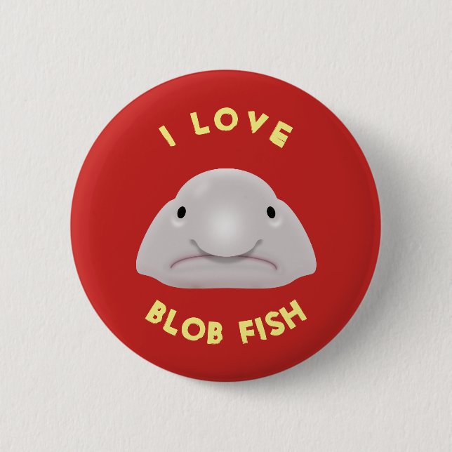 Klecks-Fische Button (Vorderseite)