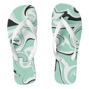 Klecks - Grün (Minze) Flip Flops