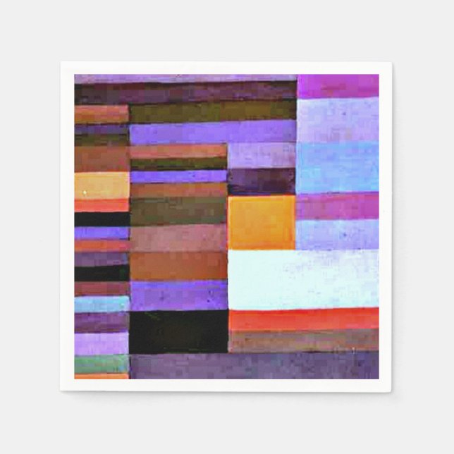 Klee - Abend Serviette (Vorderseite)