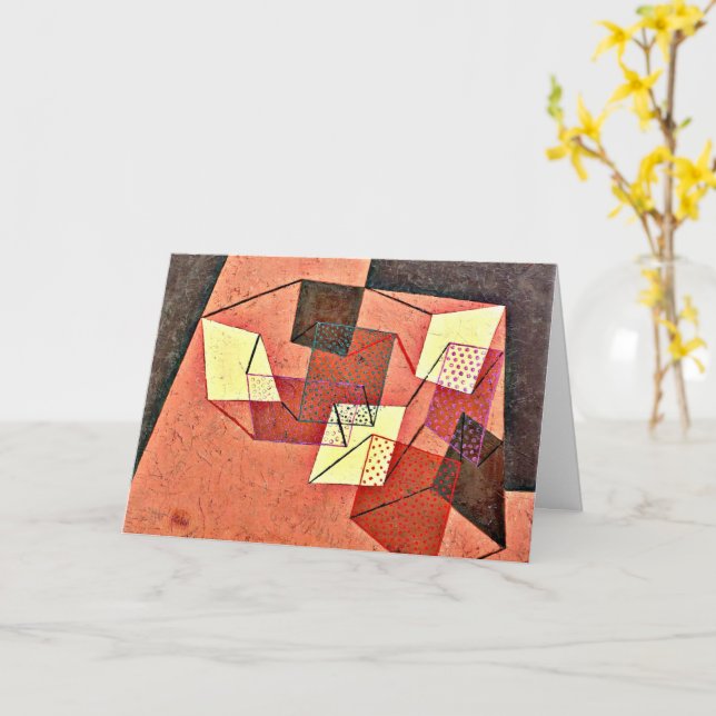 Klee - abgespeckte Flächen (1930) Karte (Gelbe Blume)