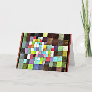 Klee -Abstraction with Reference to Flowering Tree Karte