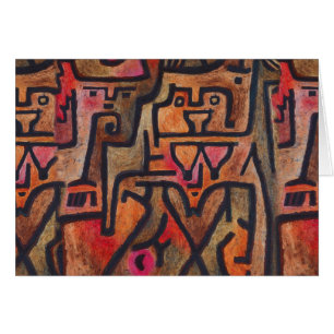 Klee Abstrait Rouge Abstrait Expressionniste Natur