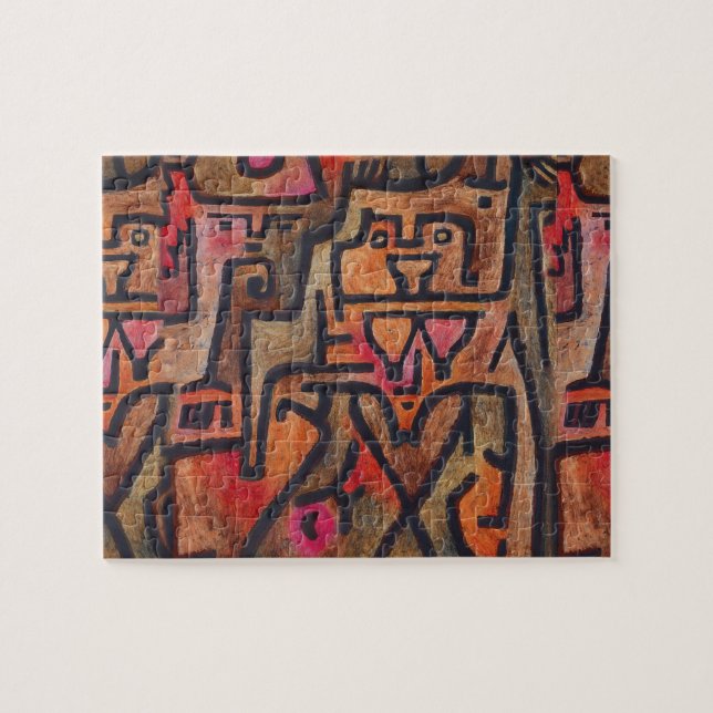 Klee Abstrakt Forest Expressionist Modern Art (Horizontal)