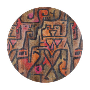 Klee Abstrakt Forest Expressionist Modern Art Schneidebrett