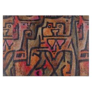 Klee Abstrakter Wald Expressionist Moderne Kunst Schneidebrett