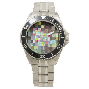 Klee - Abstraktion mit Bezug auf Blütenbaum Armbanduhr