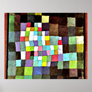 Klee - Abstraktion mit Verweis... Poster