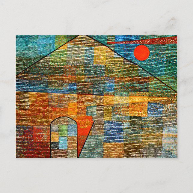 Klee - Ad Parnassus Postkarte (Vorderseite)
