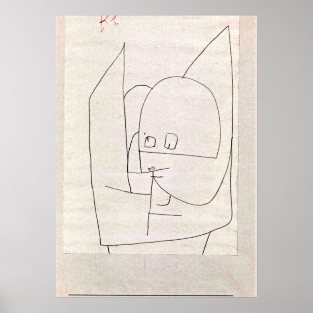 Klee - Altkluger Engel Poster (Vorne)
