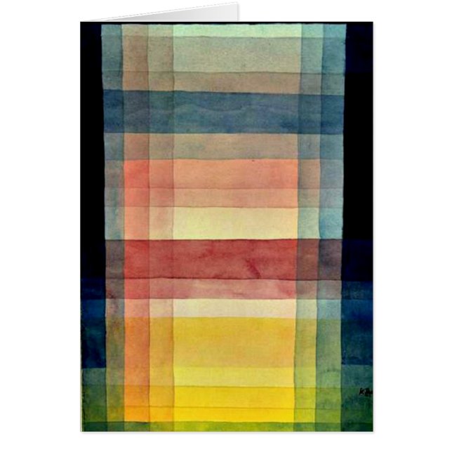 Klee - Architecture de la Plaine-1923 (Devant)