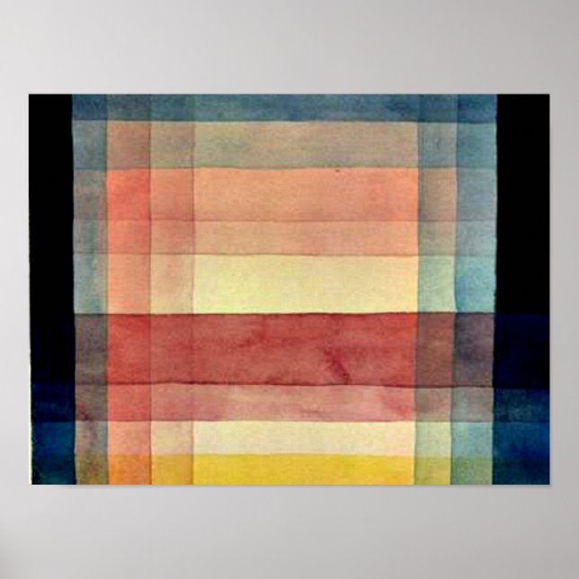 Klee - Architektur des Schlichten Poster (Vorne)