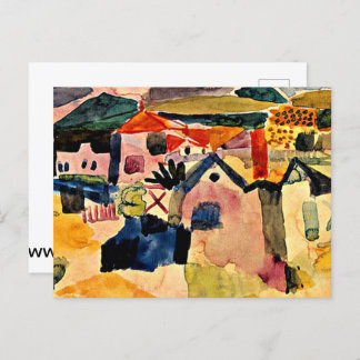 Klee - Aussicht auf Saint Germain Postkarte