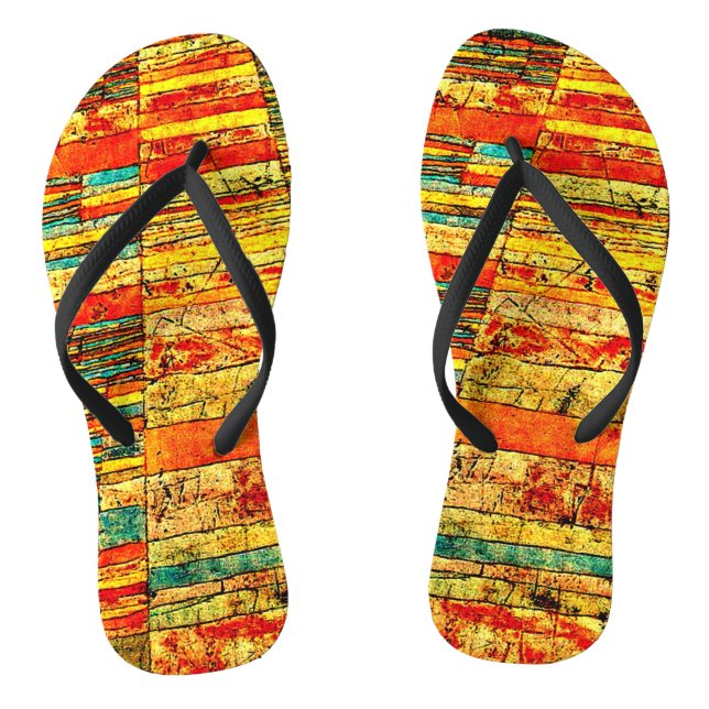 Klee - Autobahn und Autobahnen Flip Flops (Fußbett)