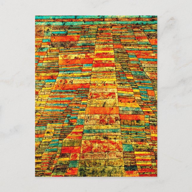 Klee - Autobahn und Autobahnen Postkarte (Vorderseite)