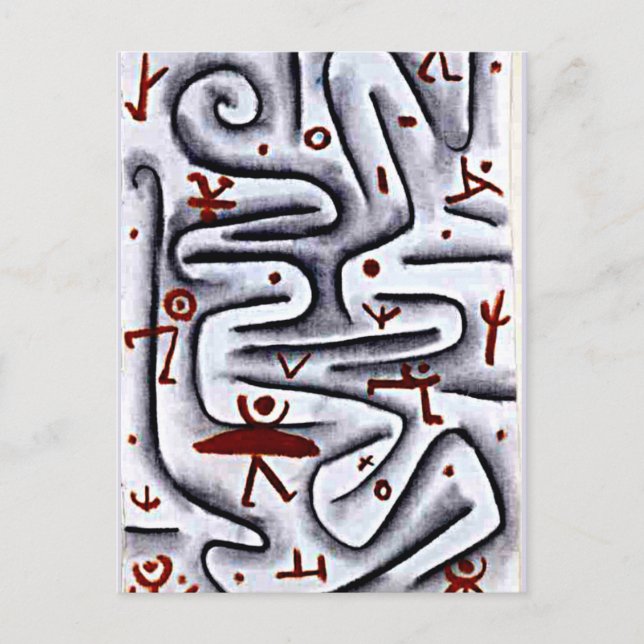 Klee - Bereich hoher Spirituosen, Postkarte (Vorderseite)