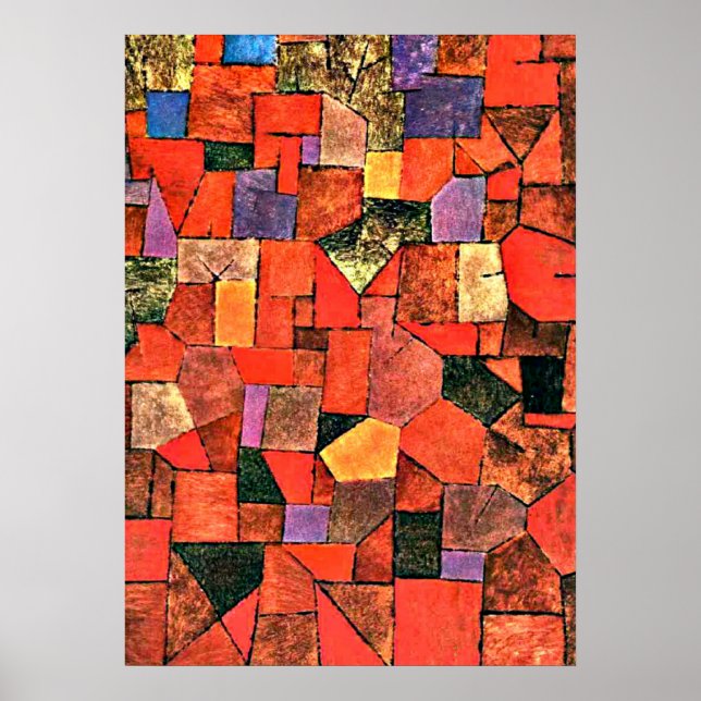 Klee - Bergdorf Autumnal Poster (Vorne)