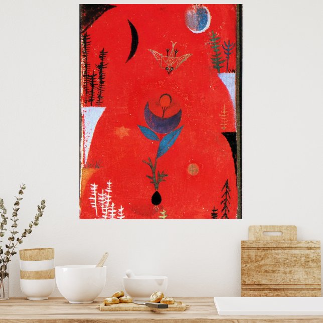 Klee - Blumenmythos Poster (Küche)