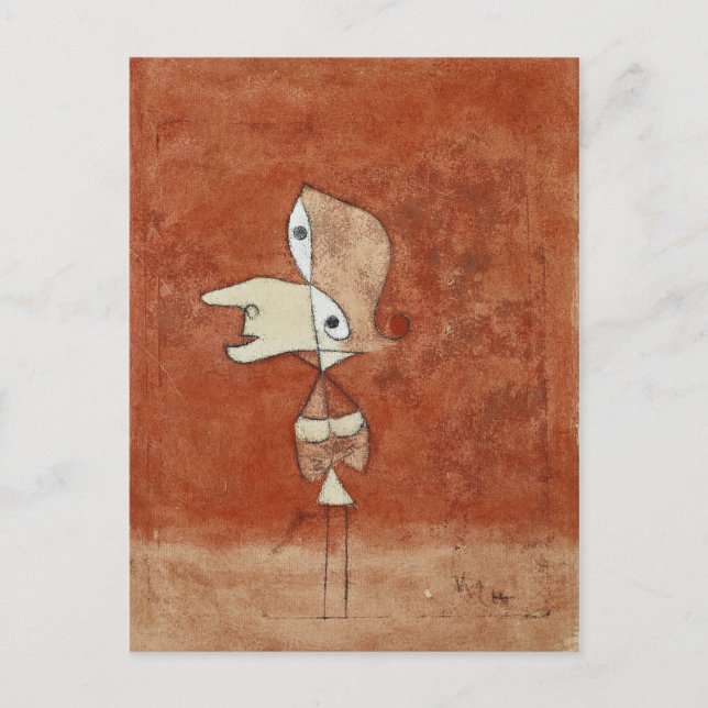 Klee - Brigette-Portrait Postkarte (Vorderseite)