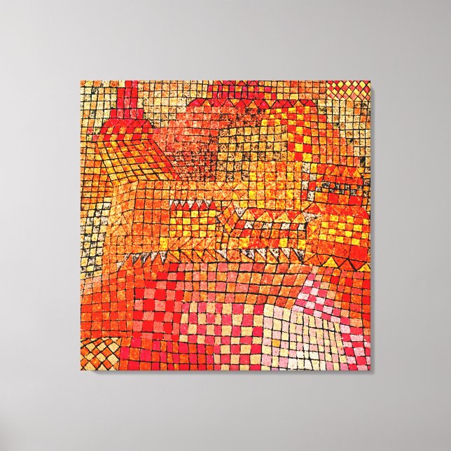 Klee - Burg Kr. Leinwanddruck (Vorderseite)