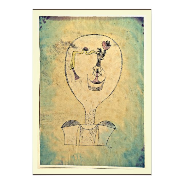 Klee - Der Beginn eines Lächelns Fotodruck (Vorne)