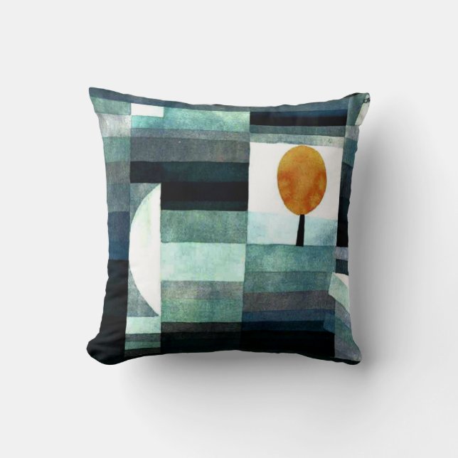 Klee - Der Gesandte des Herbstes Kissen (Vorderseite)